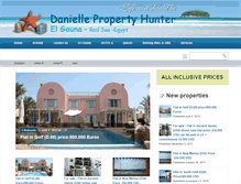 Tablet Screenshot of danielle-property-hunter.com